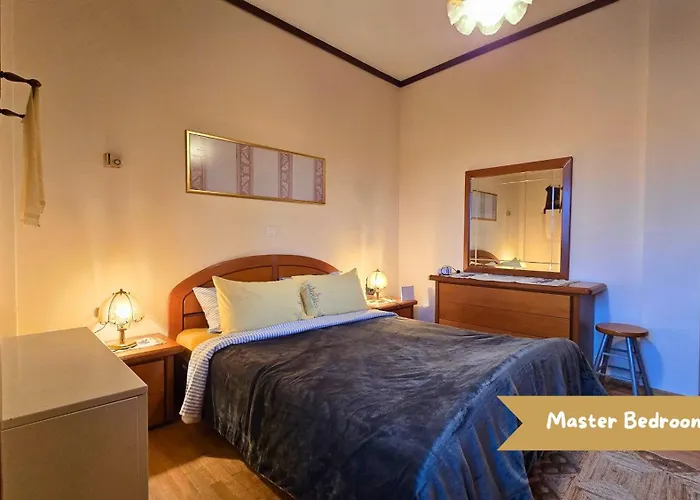 Family-friendly In A With 4k Netflix And Fast Internet, 30 Mins Away From Thessaloniki Apartament Gefyra