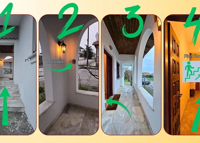 Family-friendly In A With 4k Netflix And Fast Internet, 30 Mins Away From Thessaloniki Apartament Gefyra